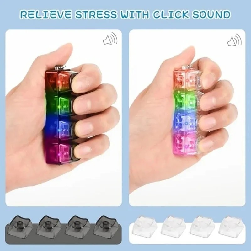 LED Keyboard Keychain Fidget T - огляд і ціна Party Games For Adults And Kids