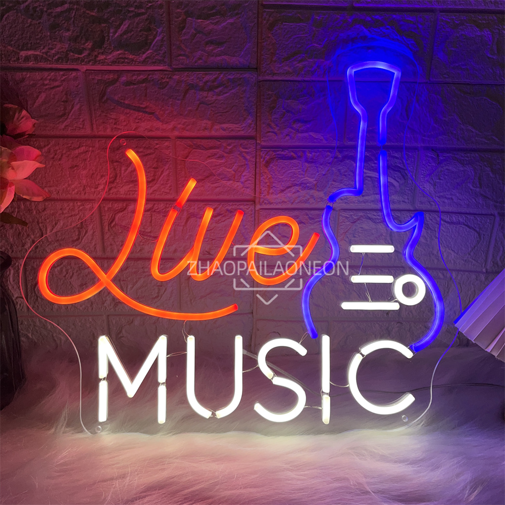 Live Music Neon Sign Home Art  - огляд і ціна Party Games Name