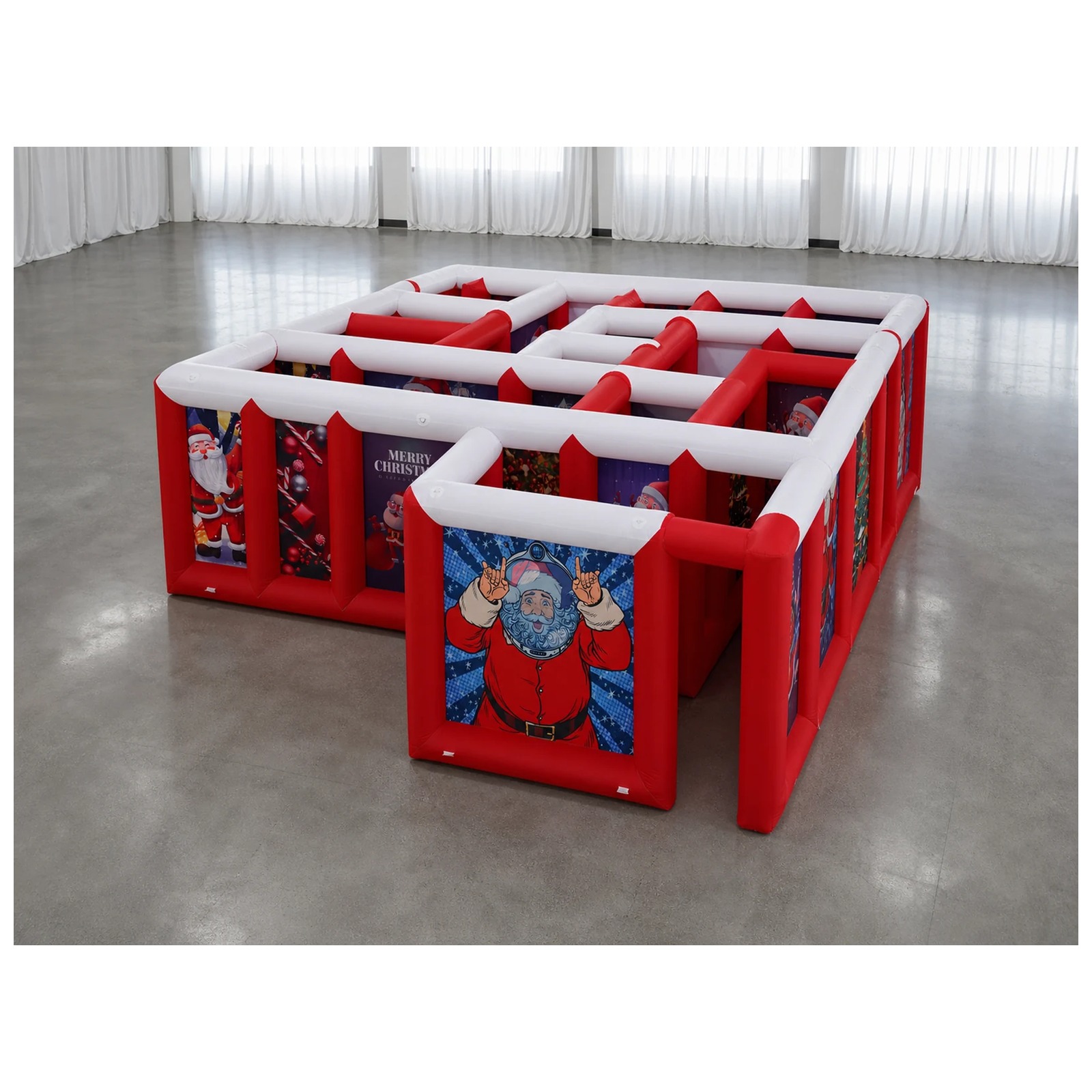 Large Red White Flat Roof Infl - огляд і ціна Party Games For Adults And Kids