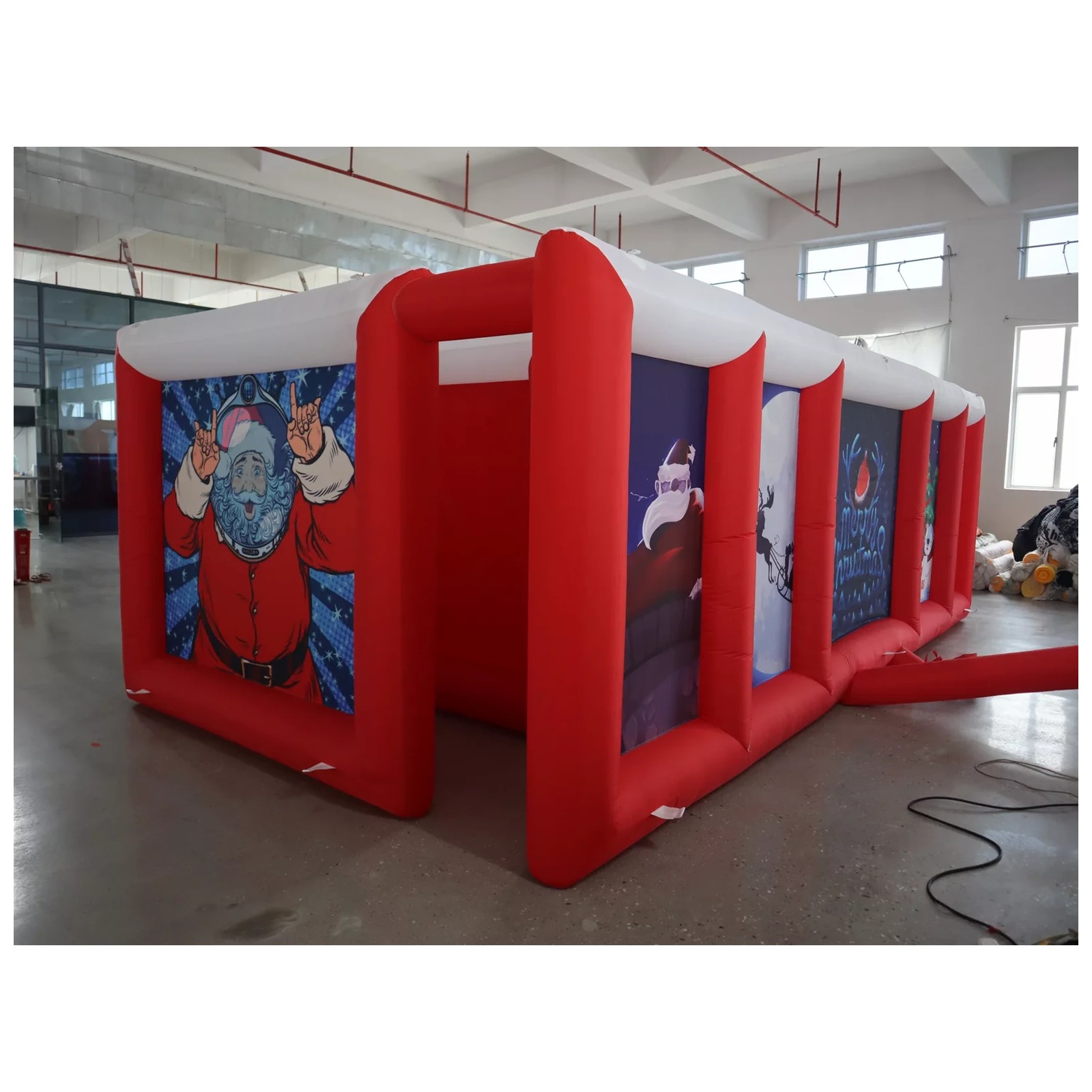 Large Red White Flat Roof Infl - огляд і ціна Party Games For Adults And Kids