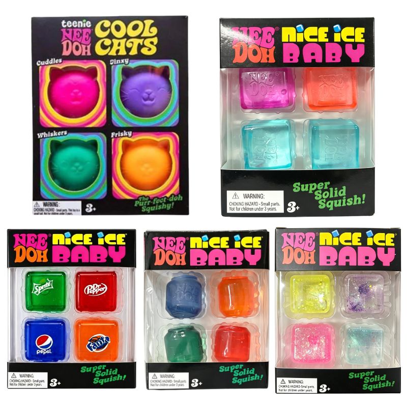 Mini 4 Pack Set Needoh Nice Ic - огляд і ціна Party Games For Adults And Kids